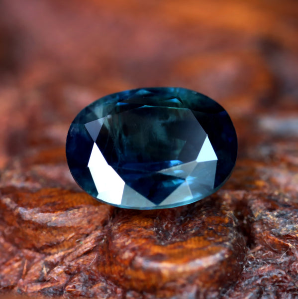 1.92ct Certified Natural Teal Sapphire