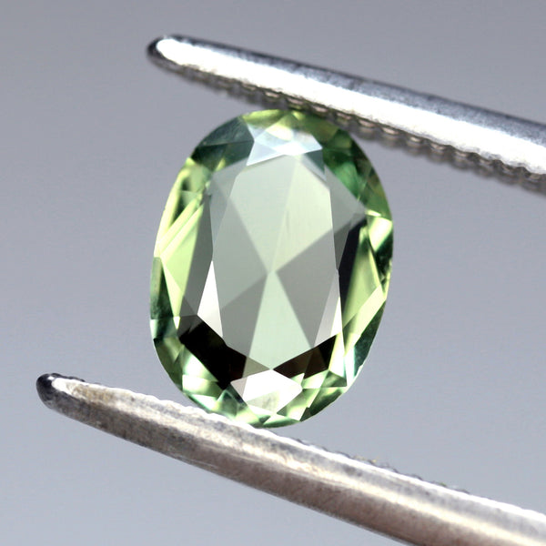 0.62ct Certified Natural Green Sapphire