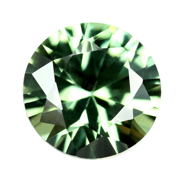 0.47ct Certified Natural Green Sapphire