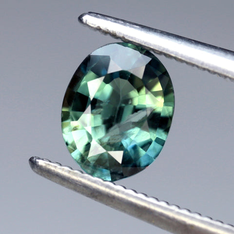 0.71ct Certified Natural Teal Sapphire