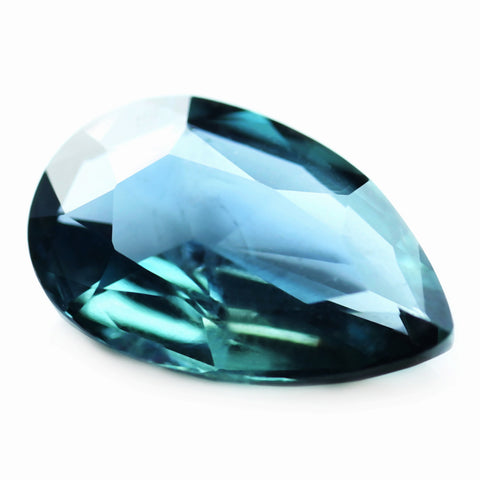 0.67ct Certified Natural Teal Sapphire