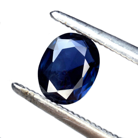 0.58ct Certified Natural Blue Sapphire