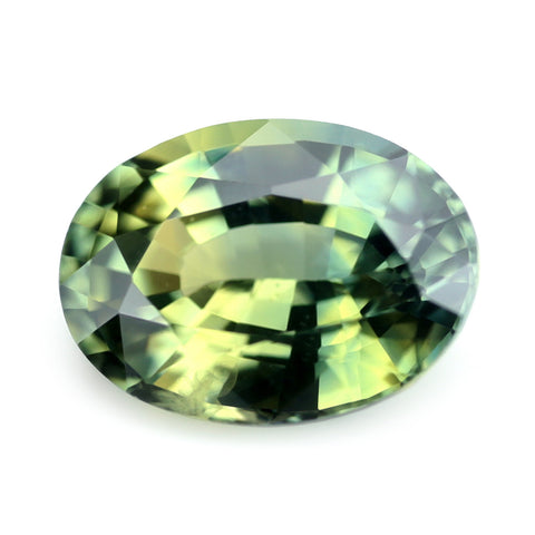 0.93ct Certified Natural Green Sapphire