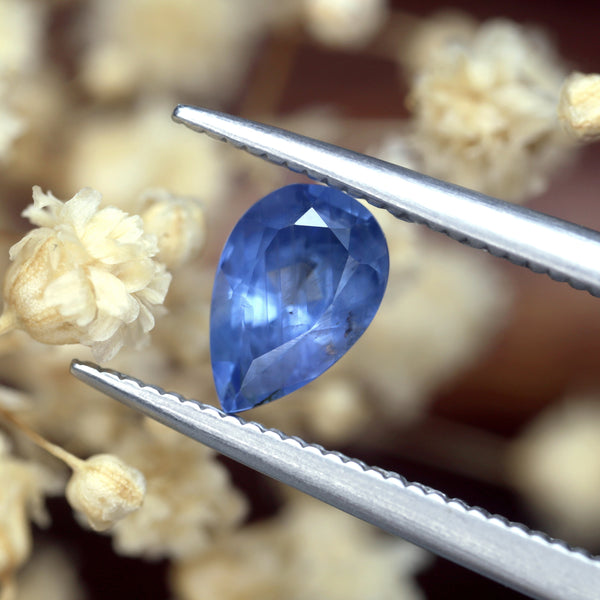 0.86ct Certified Natural Blue Sapphire