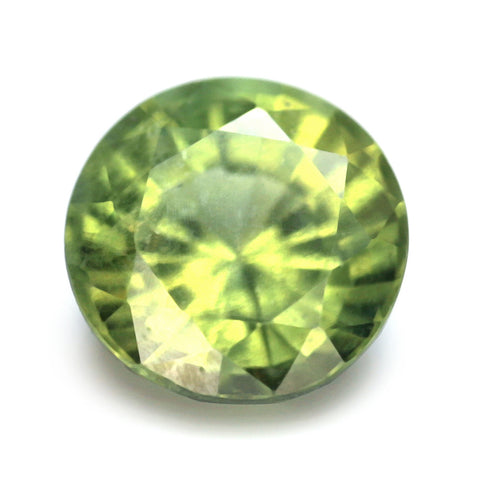 0.51ct Certified Natural Green Sapphire
