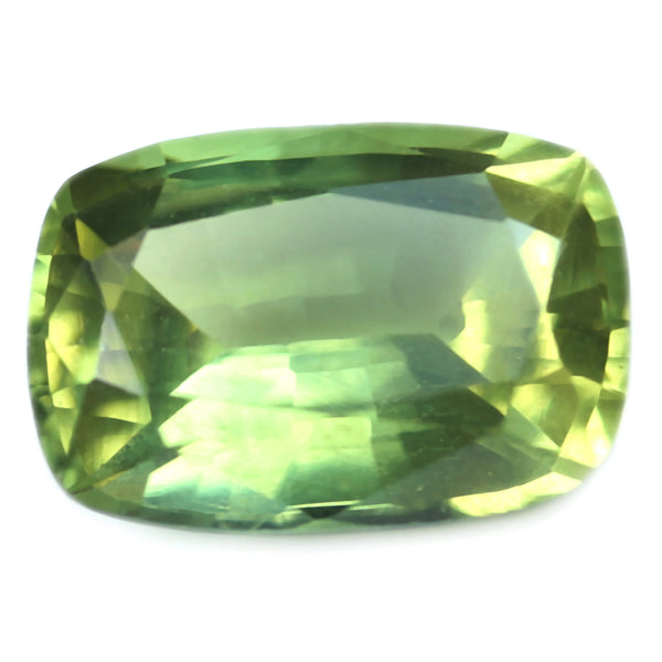 1.04ct Certified Natural Green Sapphire