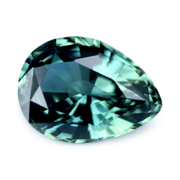 1.05ct Certified Natural Teal Sapphire
