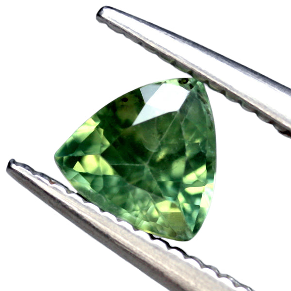 0.59ct Certified Natural Green Sapphire