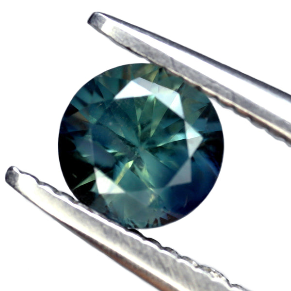 0.62ct Certified Natural Teal Sapphire