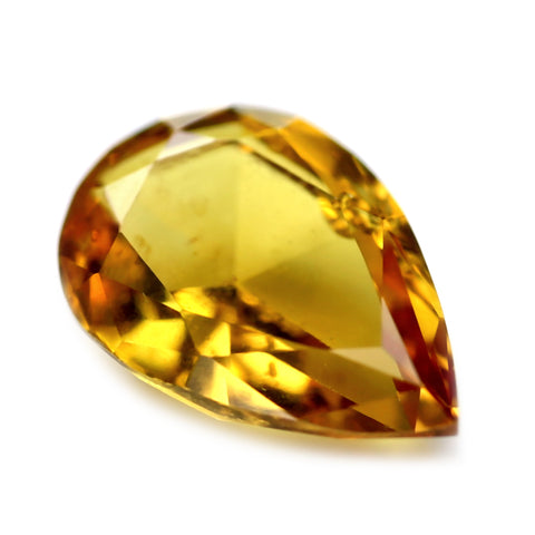0.60ct Certified Natural Yellow Sapphire