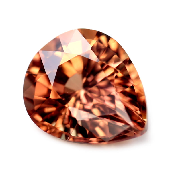 0.55ct Certified Natural Orange Sapphire