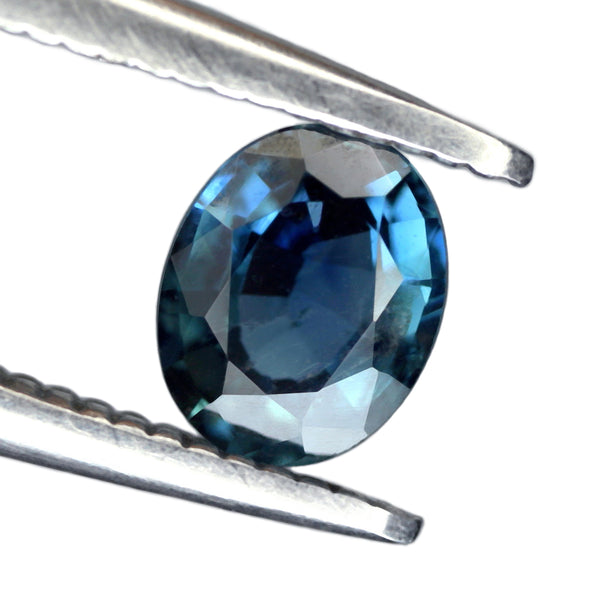 0.56ct Certified Natural Teal Sapphire