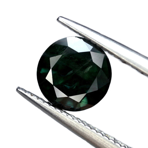 1.48ct Certified Natural Green Sapphire