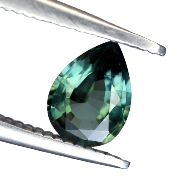 0.62ct Certified Natural Teal Sapphire