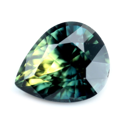 0.83ct Certified Natural Bicolor Sapphire