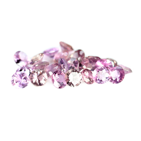 1.58ct Certified Natural Pink Sapphire Matching Set