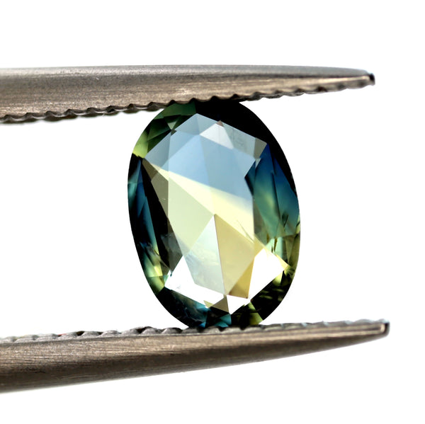 0.63ct Certified Natural Bicolor Sapphire