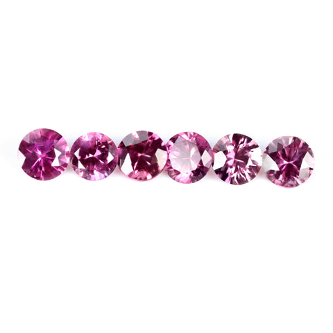 0.31ct Certified Natural Pink Sapphire Set