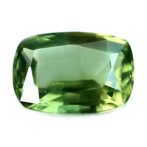 0.79ct Certified Natural Green Sapphire