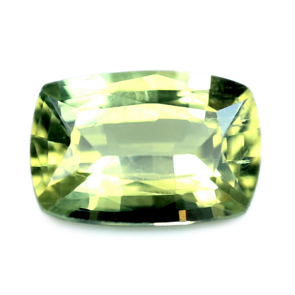 0.63ct Certified Natural Green Sapphire