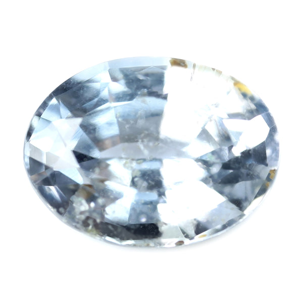 1.32ct Certified Natural White Sapphire