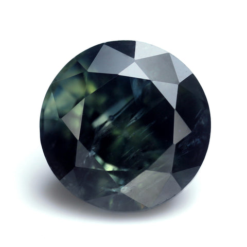 1.18ct Certified Natural Bluish Green Sapphire