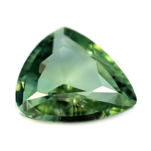 0.58ct Certified Natural Green Sapphire