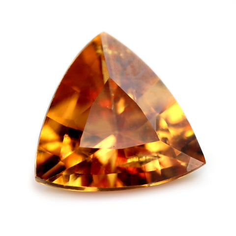 0.49ct Certified Natural Orange Sapphire
