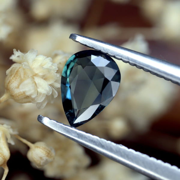 0.49ct Certified Natural Teal Sapphire