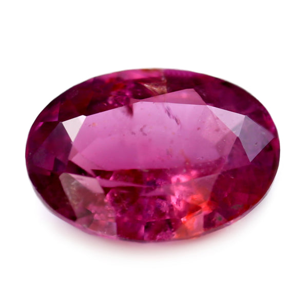 0.73ct Certified Natural Red Color Ruby