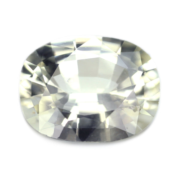 0.68ct Certified Natural White Sapphire