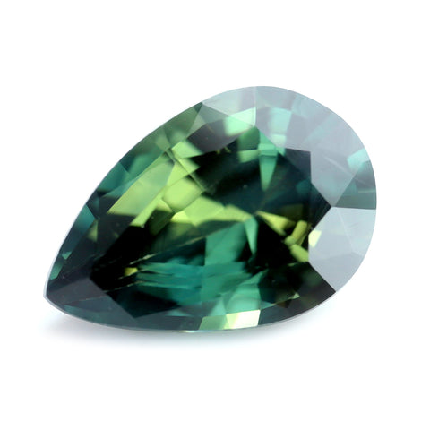 0.96ct Certified Natural Teal Sapphire