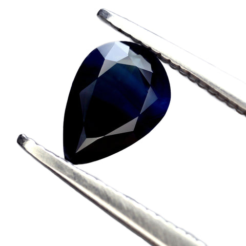 0.76ct Certified Natural Blue Sapphire