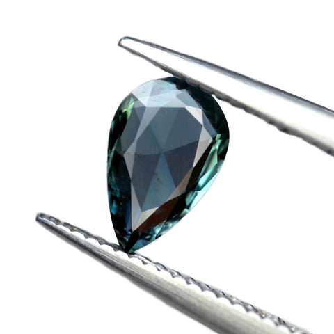 0.50ct Certified Natural Teal Sapphire