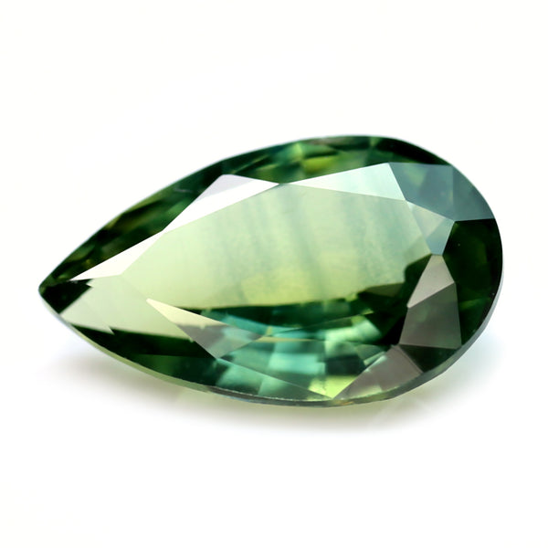 0.64ct Certified Natural Green Sapphire