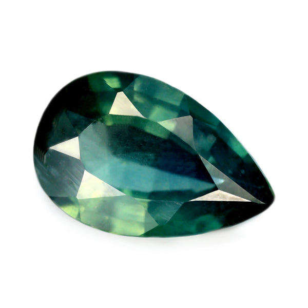 0.63ct Certified Natural Teal Sapphire