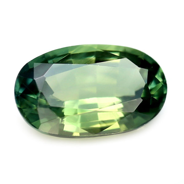 0.29ct Certified Natural Green Sapphire