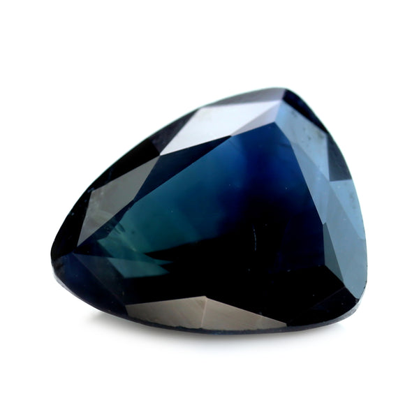 1.35ct Certified Natural Teal Sapphire
