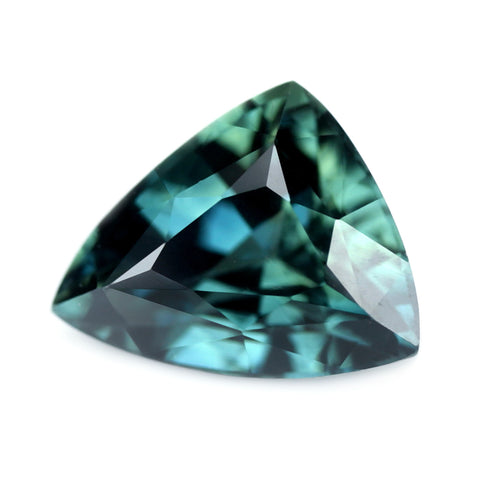 0.89ct Certified Natural Teal Sapphire