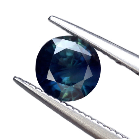 0.87ct Certified Natural Teal Sapphire