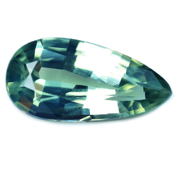1.01ct Certified Natural Teal Sapphire