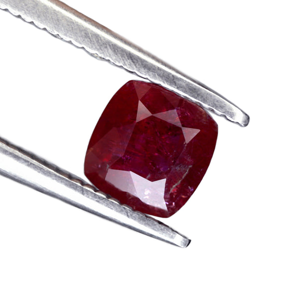 0.81ct Certified Natural Red Color Ruby