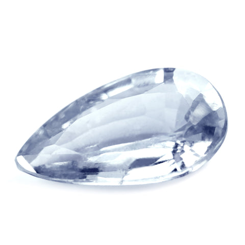 1.15ct Certified Natural White Sapphire