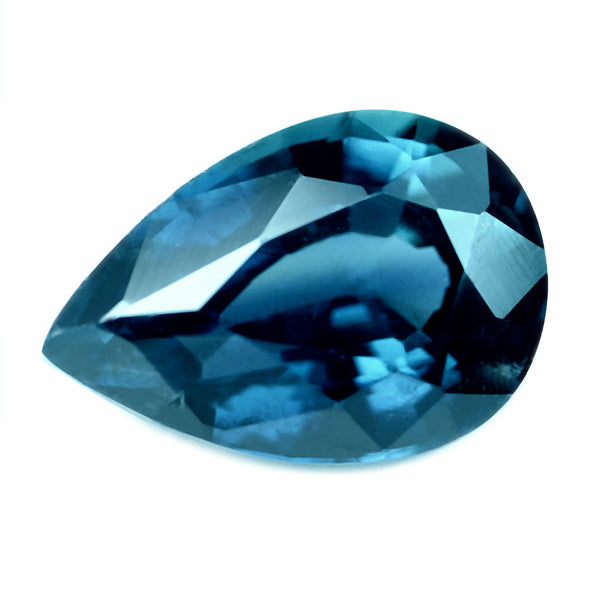 0.84ct Certified Natural Teal Sapphire