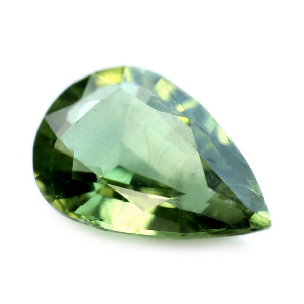 0.71ct Certified Natural Green Sapphire