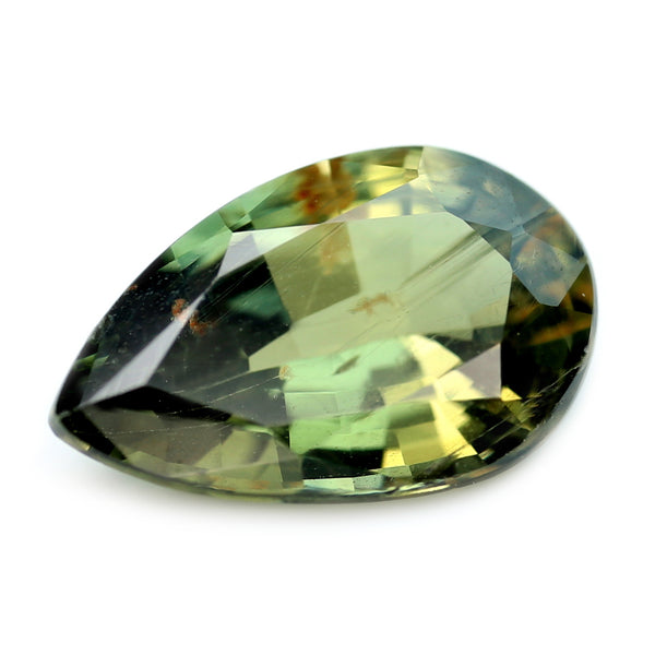 1.08ct Certified Natural Green Sapphire