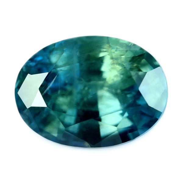 0.78ct Certified Natural Teal Sapphire
