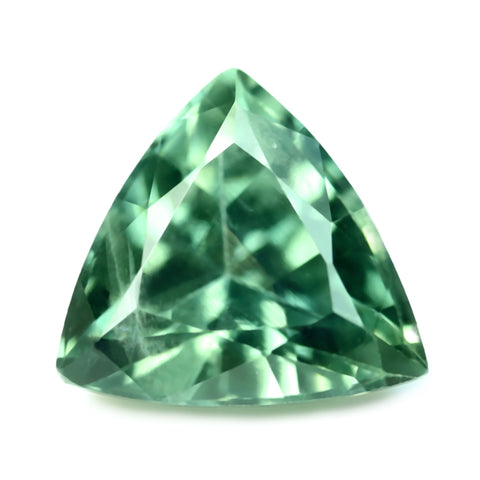 0.72ct Certified Natural Green Sapphire