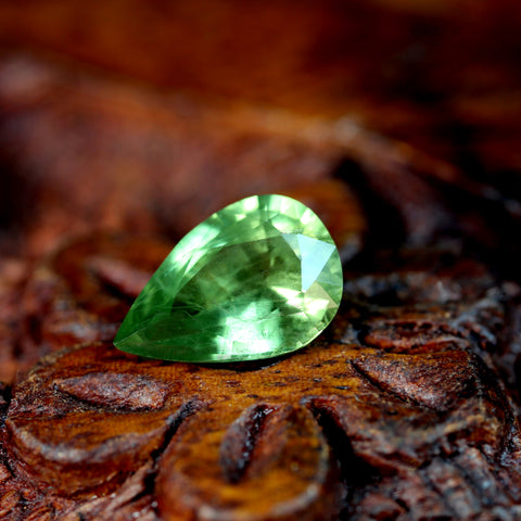 1.45ct Certified Natural Green Sapphire