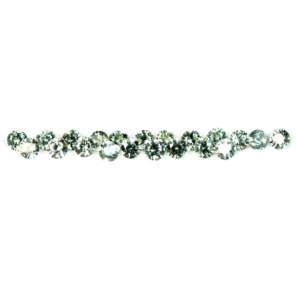 0.55ct Certified Natural Green Sapphire Matching Set